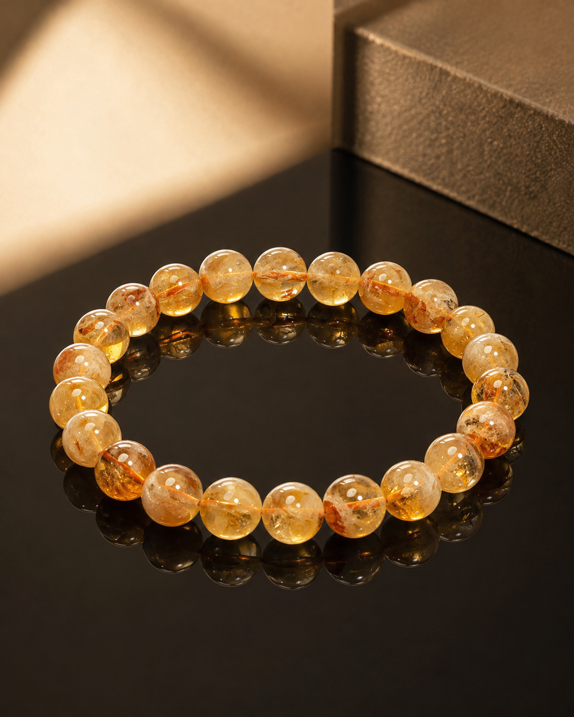 Citrine Stone Quartz Bracelet